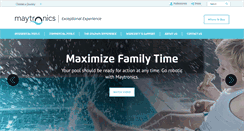 Desktop Screenshot of maytronics.com